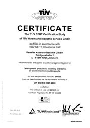 TUEV-Certificate - english